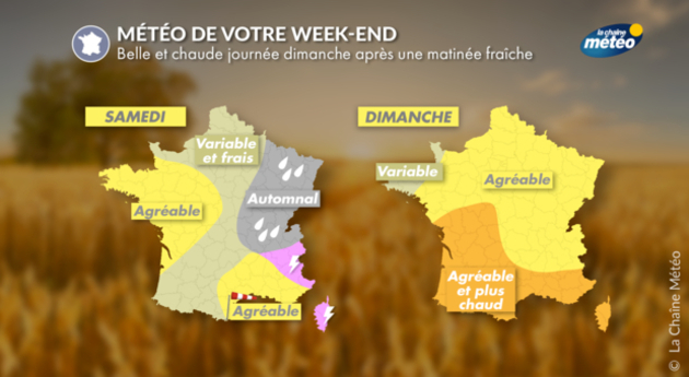 La météo du week-end Actualités France