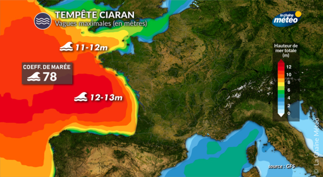 Actualité Météo : Tempête Ciaran : une bombe météorologique sur le nord dès  mercredi - METEO CONSULT - Prévisions METEO DETAILLEES à 15 jours - METEO  CONSULT