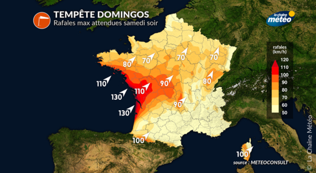 Rafales samedi soir Actualités France