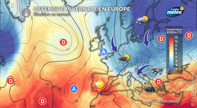 Offensive hivernale en Europe Actualités étranger