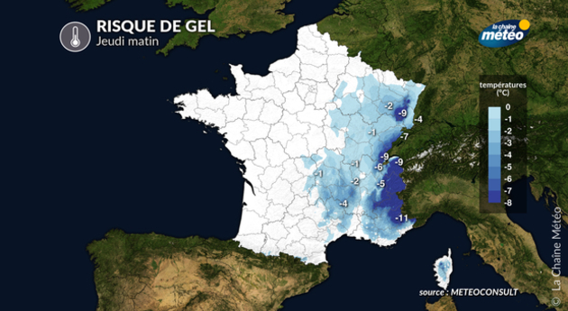 Risque de gel ce jeudi matin Actualités France