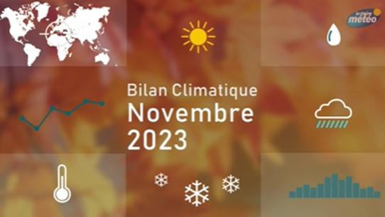 Bilan climatique de novembre 2023