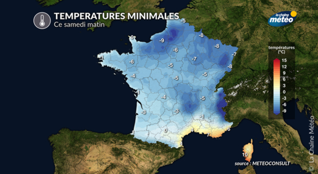 Températures France Actualités France