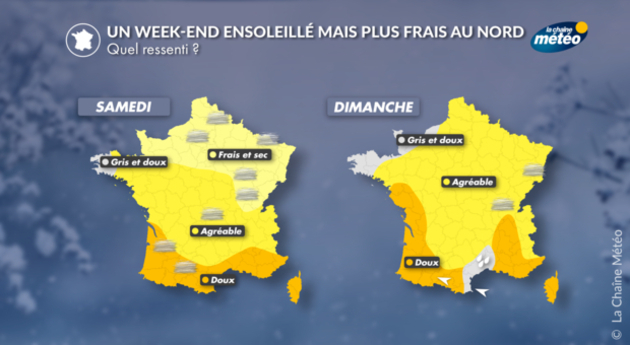 Météo week-end Actualités France