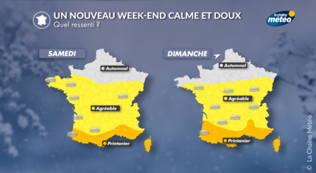 Météo week-end Actualités France