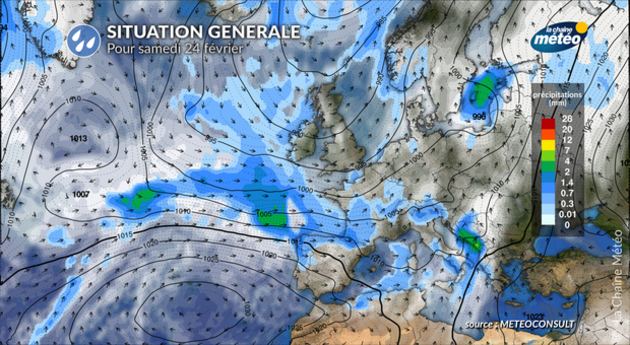 Situation générale pour samedi Actualités France