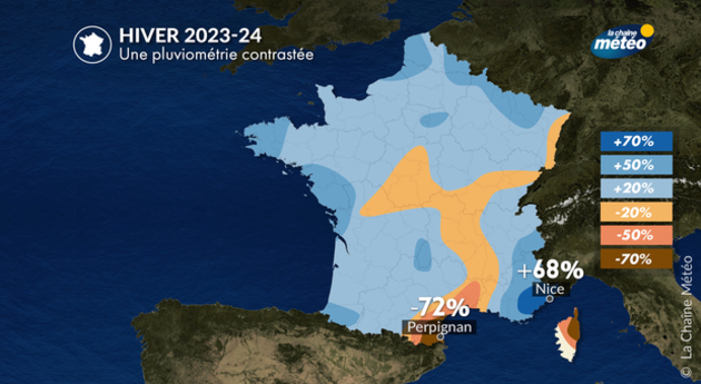 Un hiver 2023-24 bien arrosé Actualités France