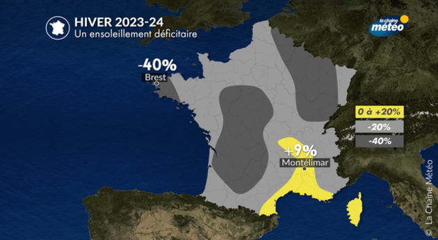 Ensoleillement déficitaire au cours de l Actualités France