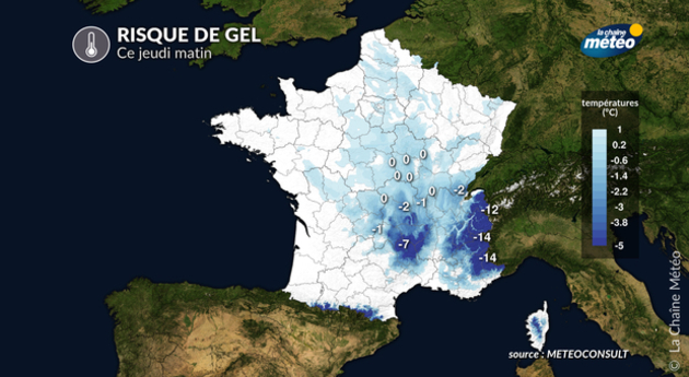 Risque de gel ce jeudi matin Actualités France