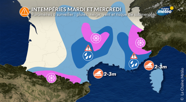 Intempéries au sud-est Actualités France