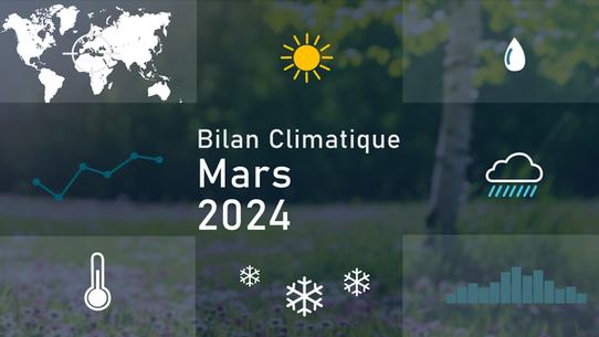 Bilan climatique de mars 2024