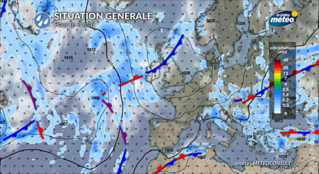 Situation générale envisagée pour le 8 mai Actualités France