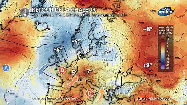 Retour de la chaleur Actualités France