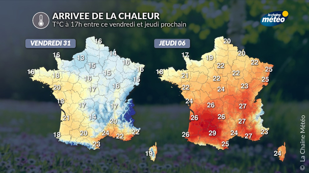 Hausse des températures Actualités France