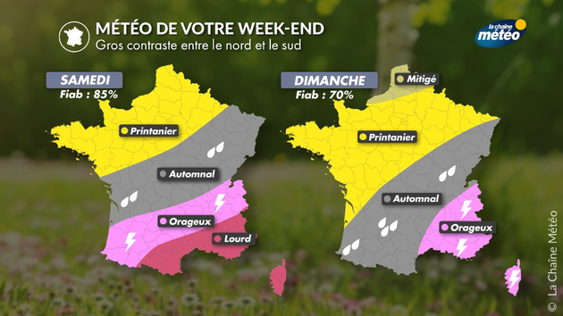 Météo week-end Actualités France