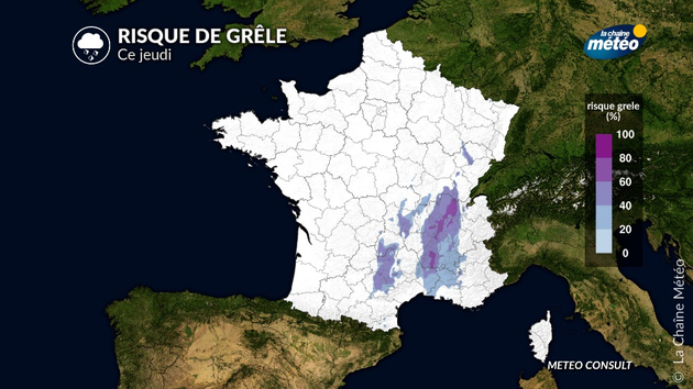 Risque de grêle Actualités France
