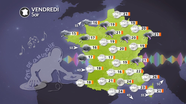 Météo Fête de la Musique Actualités France