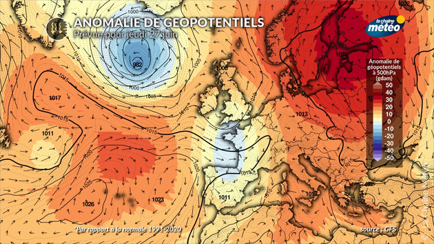Circulation des gouttes froides vers la France Actualités France