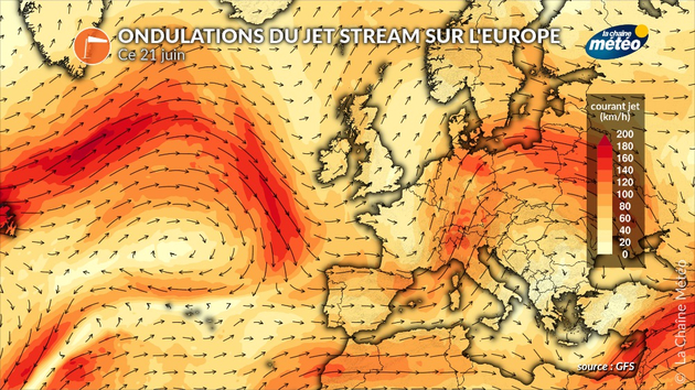 Les ondulations du jet stream responsables du mauvais temps ? Actualités France