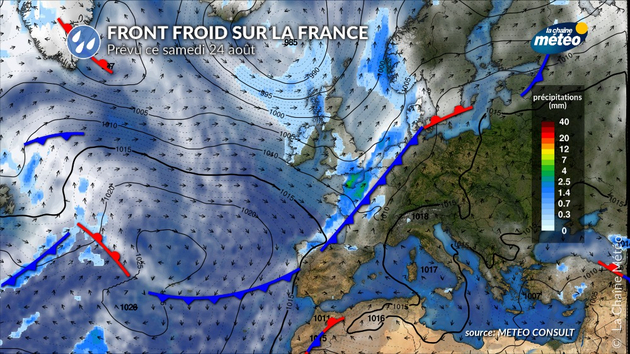 Le front froid prévu ce samedi est typique des dégradations orageuses Actualités France