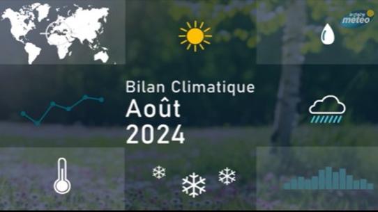 Bilan climatique d'Août 2024