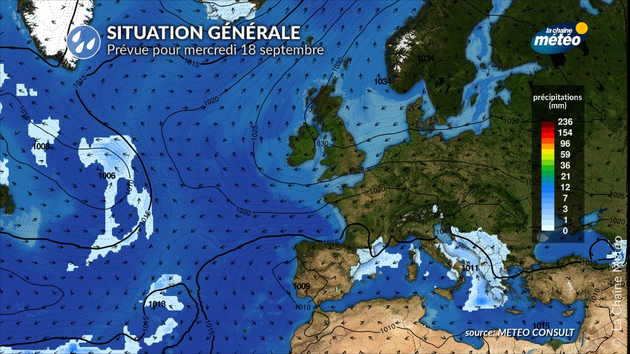 Anticyclone au nord et dépressions au sud pour la semaine prochaine Actualités France