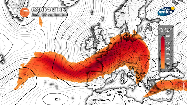 Le jet-stream va accélérer en passant sur la France cette semaine Actualités France
