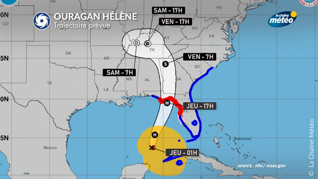 Ouragan Helene Actualités France