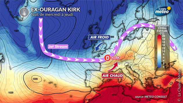 Ex-ouragan Kirk Actualités France