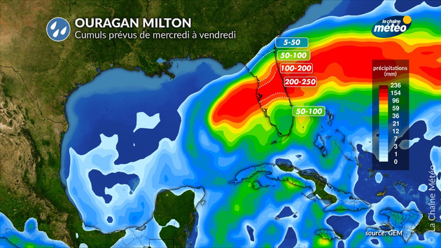 Cumuls attendus lors de l Actualités étranger