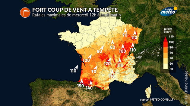 Tempête Kirk Actualités France