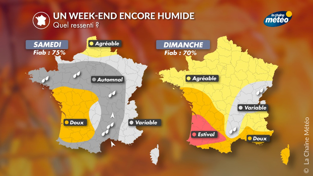 Pour ce week-end, privilégiez la journée de dimanche Actualités France