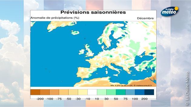 Anomalies de précipitations Actualités France