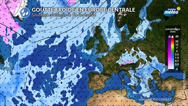 Une goutte froide va se former la semaine prochaine sur l Actualités France