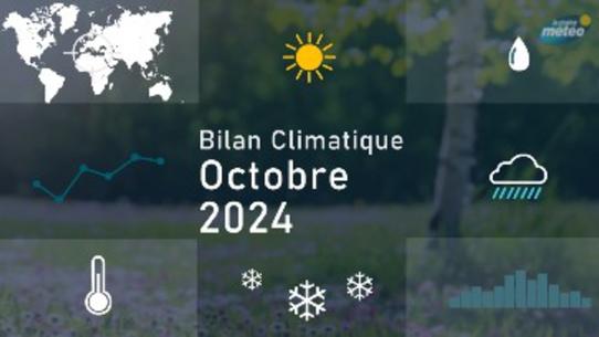 Bilan climatique d'octobre 2024