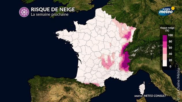Risque de neige la semaine prochaine Actualités France