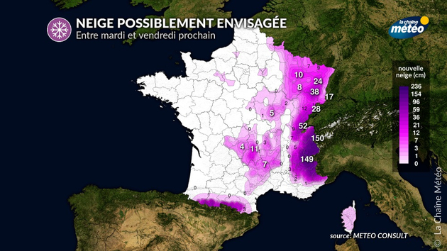 Neige de mardi à vendredi Actualités France