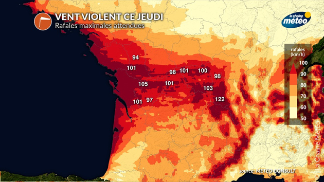 Vent violent ce jeudi Actualités France
