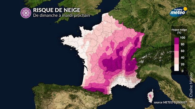 Risque de neige Actualités France