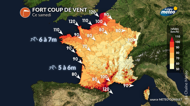 Fort coup de vent samedi Actualités France