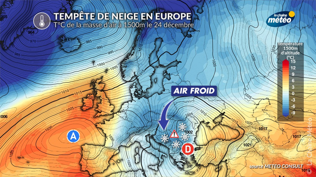 Tempête de neige en Europe centrale Actualités France