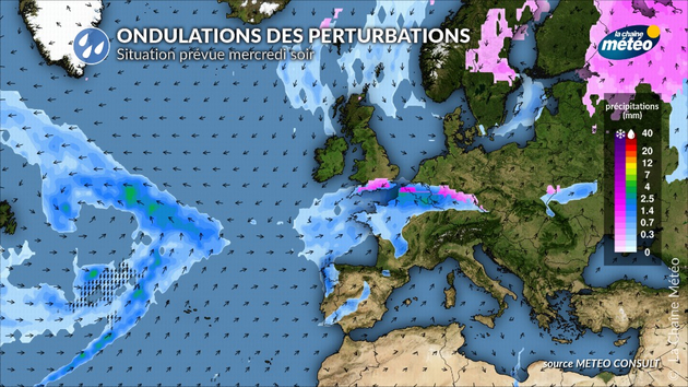 Des perturbations pluvio-neigeuses concernent l Actualités France