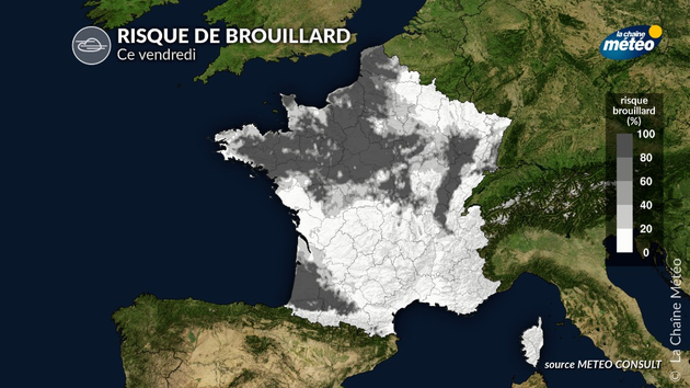 Risque de brouillard ce vendredi Actualités France