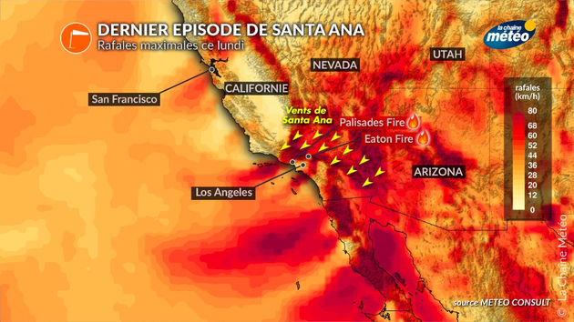 Dernier épisode de vents de Santa Ana Actualités étranger