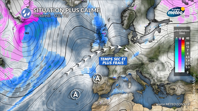 Situation plus calme vendredi Actualités France