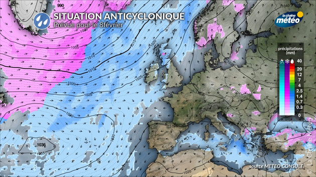 A partir du 8 février, les conditions anticycloniques pourraient faiblir par l Actualités France