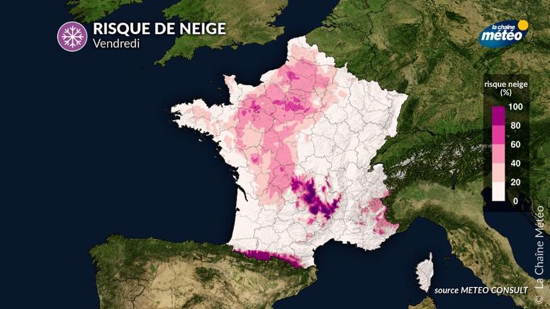 Épisode neigeux à partir de vendredi : la chronologie