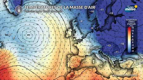 Baisse des températures : le froid pourrait s'installer jusqu'à mercredi