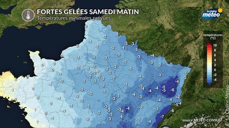 Baisse des températures : le froid pourrait s'installer jusqu'à mercredi