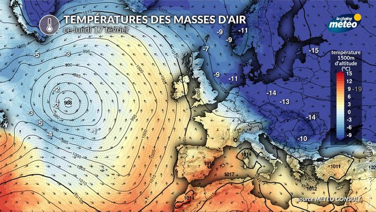 Vague de froid sur l'Europe de l'Est cette semaine